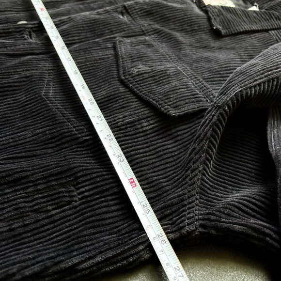 Vintage Y2k Bugle Boy 2 Piece Set Corduroy Baggy Pleaded Mens‎ Large Black 32 W - Picture 5 of 13